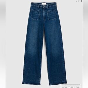 Madewell Emmett wide leg jeans